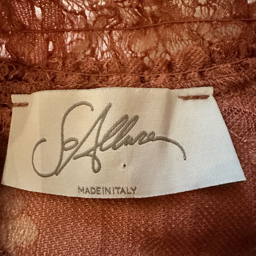 SOALLURE Pink Lace top US L - Picture 6 of 9